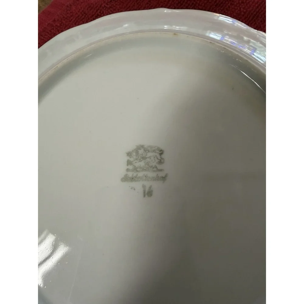 Vintage Schlottenhof Bavaria Gnome Plates Set Of 2- 1950s Arzberg Fairy Tales